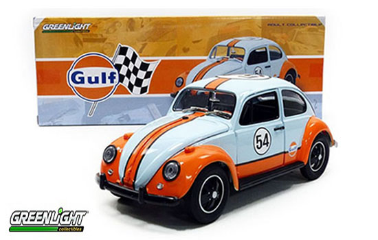 Greenlight 1/18 Volkswagen Beetle Gulf Oil Racer Gulf Colours